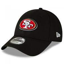 San Francisco 49Ers The League 9Forty Adjustable Hat- Black product image 1, provided for visual reference and product
