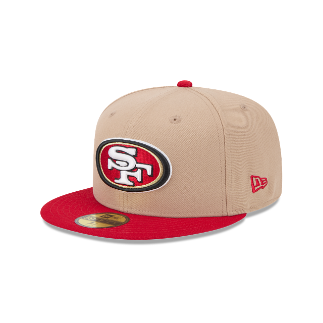 New Era San Francisco 49ers 59FIFTY Fitted Hat-Camel product image 2, provided for visual reference and product detail review