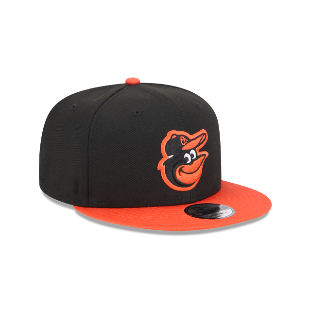 New Era Baltimore Orioles 9Fifty Snapback Hat-Black-orange product image 1, provided for visual reference and product detail
