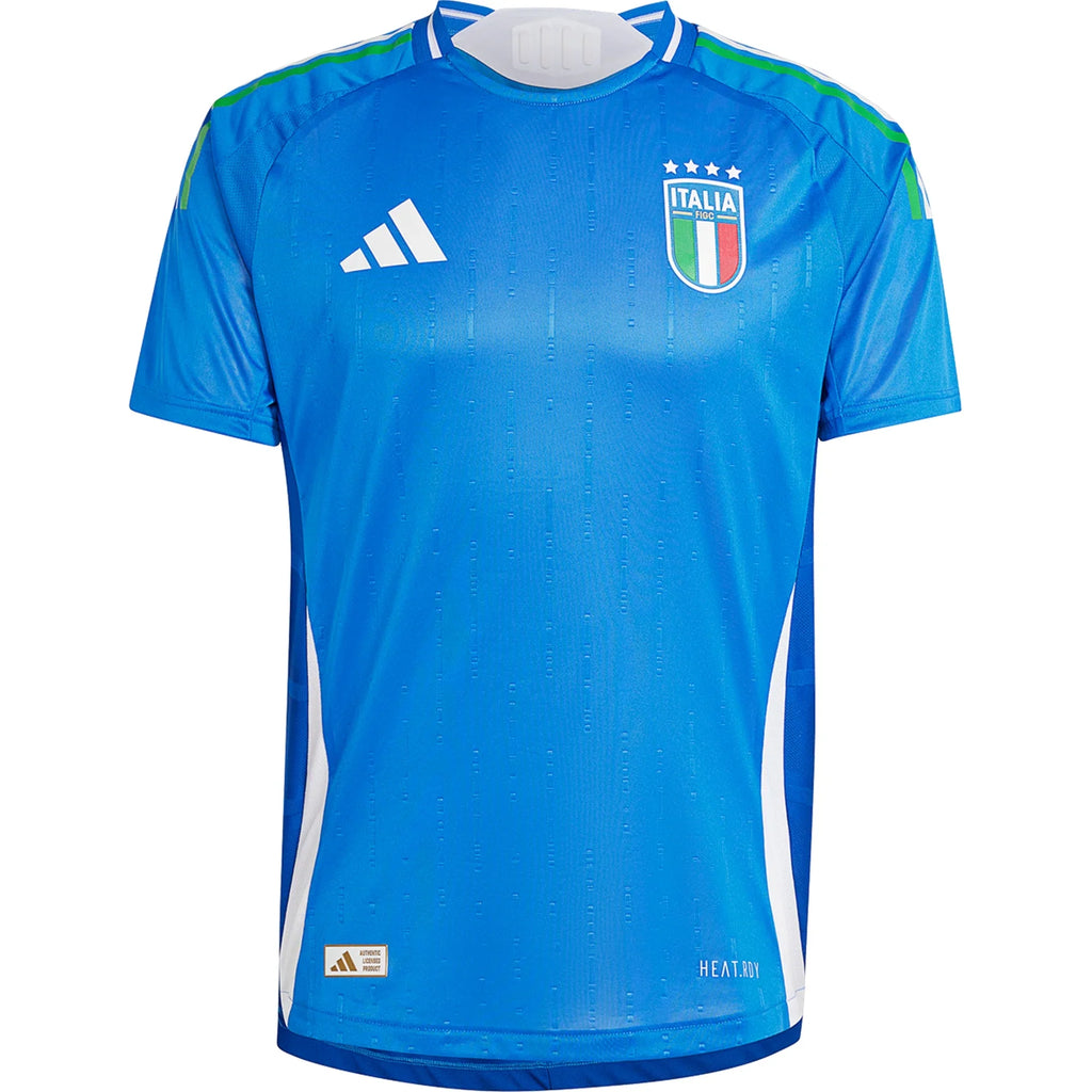 Adidas Men Italy Home Authentic Jersey 2024 product image 1, provided for visual reference and product detail review