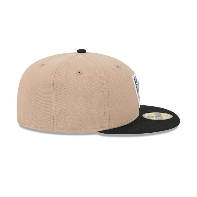 New Era Las Vegas Raiders 59FIFTY Fitted Hat-Camel product image 4, provided for visual reference and product detail review