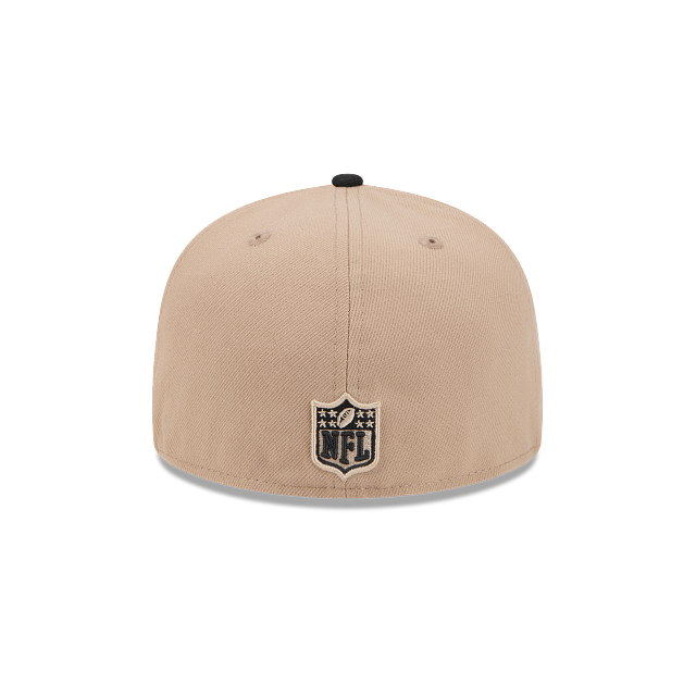 New Era Las Vegas Raiders 59FIFTY Fitted Hat-Camel product image 5, provided for visual reference and product detail review