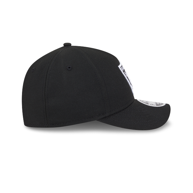 New Era Las Vegas Raiders M-Crown 9FORTY A-Frame Adjustable Hat-Black/White product image 5, provided for visual reference
