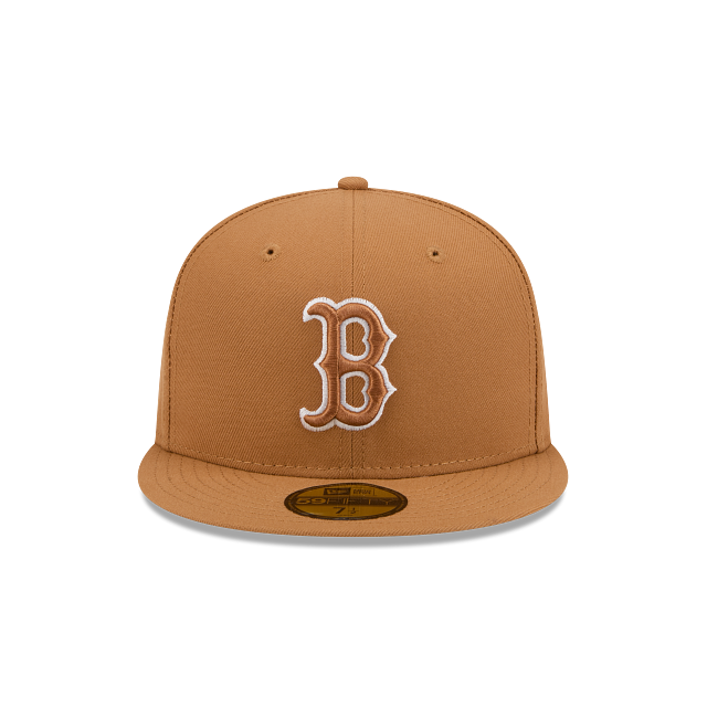 New Era Boston Red Sox Color Basic 59FIFTY Fitted Hat - Bronze product image 3, provided for visual reference and product