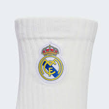 Adidas Metro Socks Real Madrid Team Socks- White/Blue product image 3, provided for visual reference and product detail