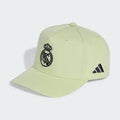 ADIDAS REAL MADRID AWAY Snapback HAT-Neon Green product image 1, provided for visual reference and product detail review