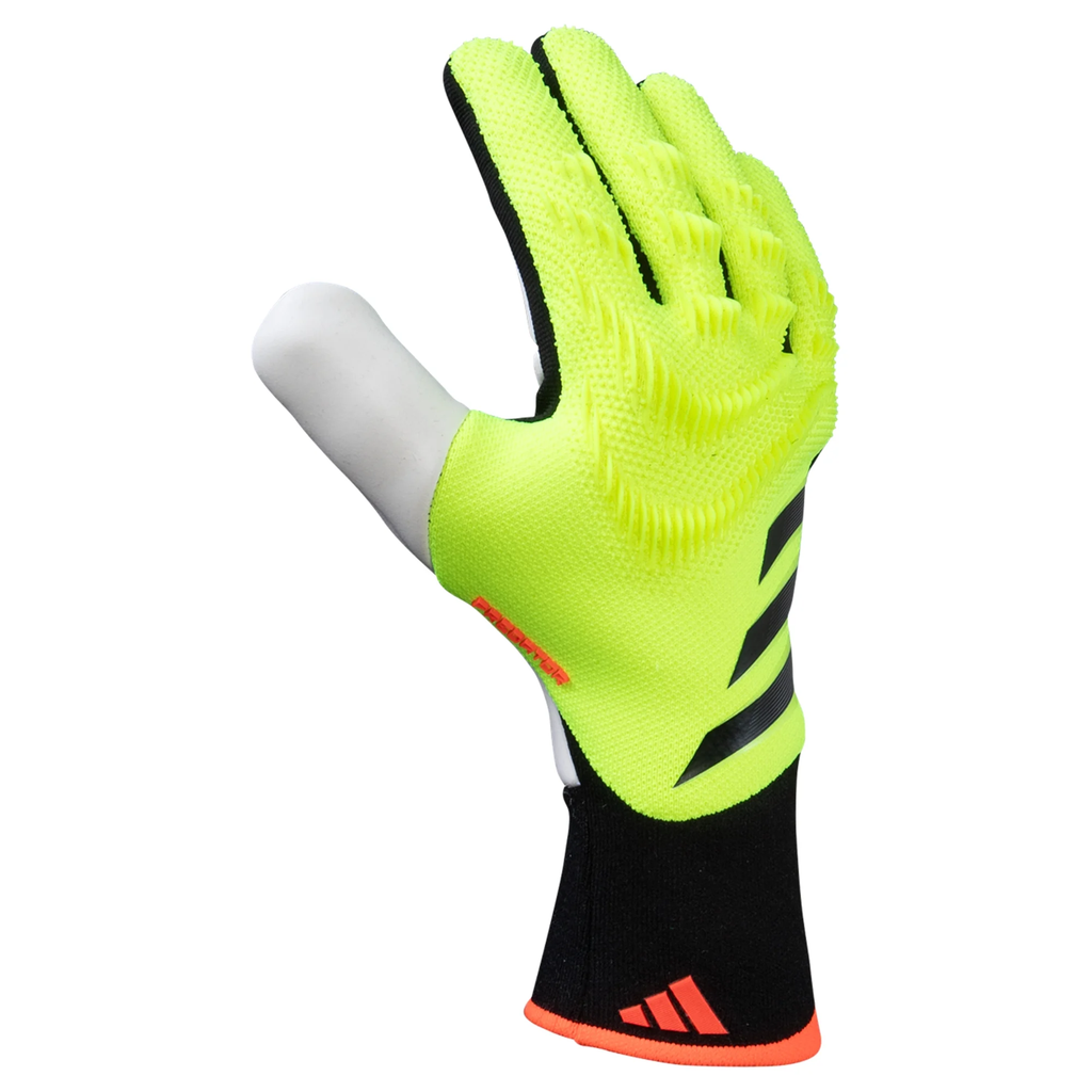 Adidas Predator Pro Goalkeeper Gloves - Yellow product image 2, provided for visual reference and product detail review