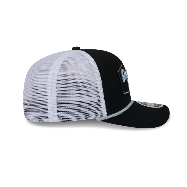 New Era Las Vegas Raiders Rope 9SEVENTY Trucker Stretch-Snap Adjustable Hat product image 4, provided for visual reference