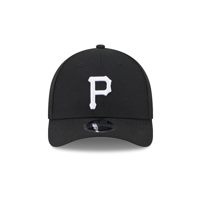 New New Pittsburg Pirates 9FORTY M-Crown Adjustable Hat-Black on White product image 3, provided for visual reference and