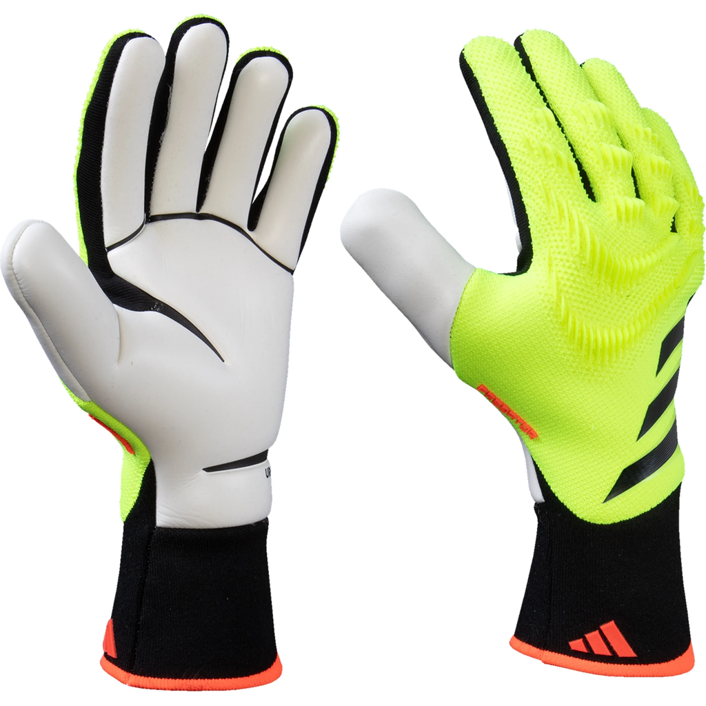 Adidas Predator Pro Goalkeeper Gloves - Yellow product image 1, provided for visual reference and product detail review
