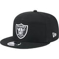 New Era Las Vegas Raiders Cotton Canvas 9FIFTY Split Panel Trucker Hat product image 1, provided for visual reference and