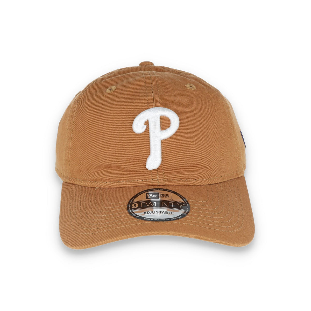 New Era New Philadelphia Phillies Core Classic 2.0 9TWENTY Adjustable Hat-Khaki product image 2, provided for visual