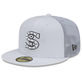 New Era Chicago White Sox 2022 Batting Practice 59FIFTY Fitted Hat -White product image 1, provided for visual reference and