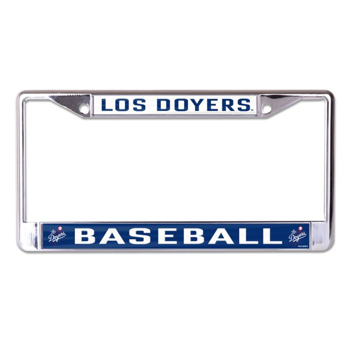 Los Angeles Dodgers Lic Plt Frame S/L Printed product image 1, provided for visual reference and product detail review