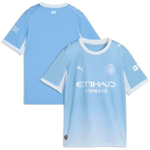 Puma Youth Manchester City FC Home Jersey 26/27 product image 1, provided for visual reference and product detail review