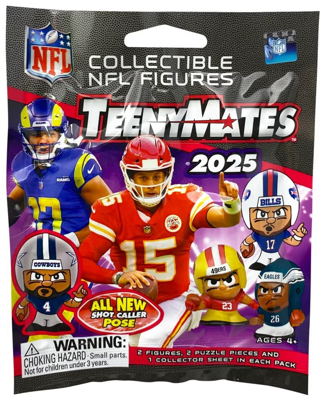 NFL TeenyMates 2024-2025 Series 13 Figurines Blind Pack product image 1, provided for visual reference and product detail