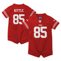 George Kittle San Francisco 49ers Nike Infant Romper Game Jersey product image 1, provided for visual reference and product