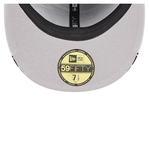 New Era Las Vegas Raiders Break 59FIFTY Fitted Hat-Black/Silver product image 5, provided for visual reference and product