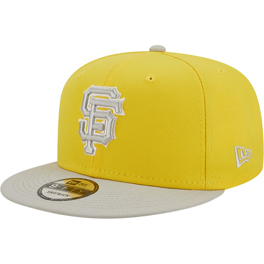 New Era San Francisco Giants 2-Tone Color Pack 9FIFTY Snapback Hat- Yellow/Grey product image 2, provided for visual