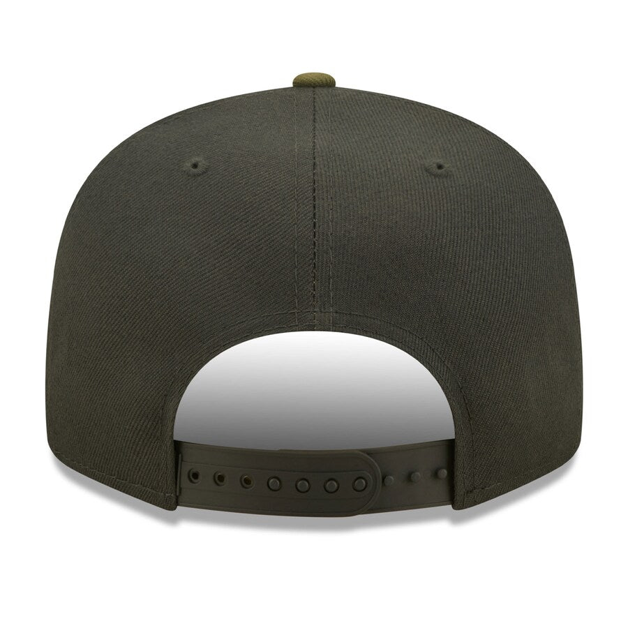 New Era Houston Astros 2-Tone Color Pack 9FIFTY Snapback Hat-Grey/Olive product image 3, provided for visual reference and