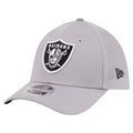 New Era Men Las Vegas Raiders NFL 39THIRTY Hat - Grey product image 1, provided for visual reference and product detail