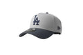 New Era Los Dodgers Light gray.Dark Gray Samurai side patch a frame product image 1, provided for visual reference and