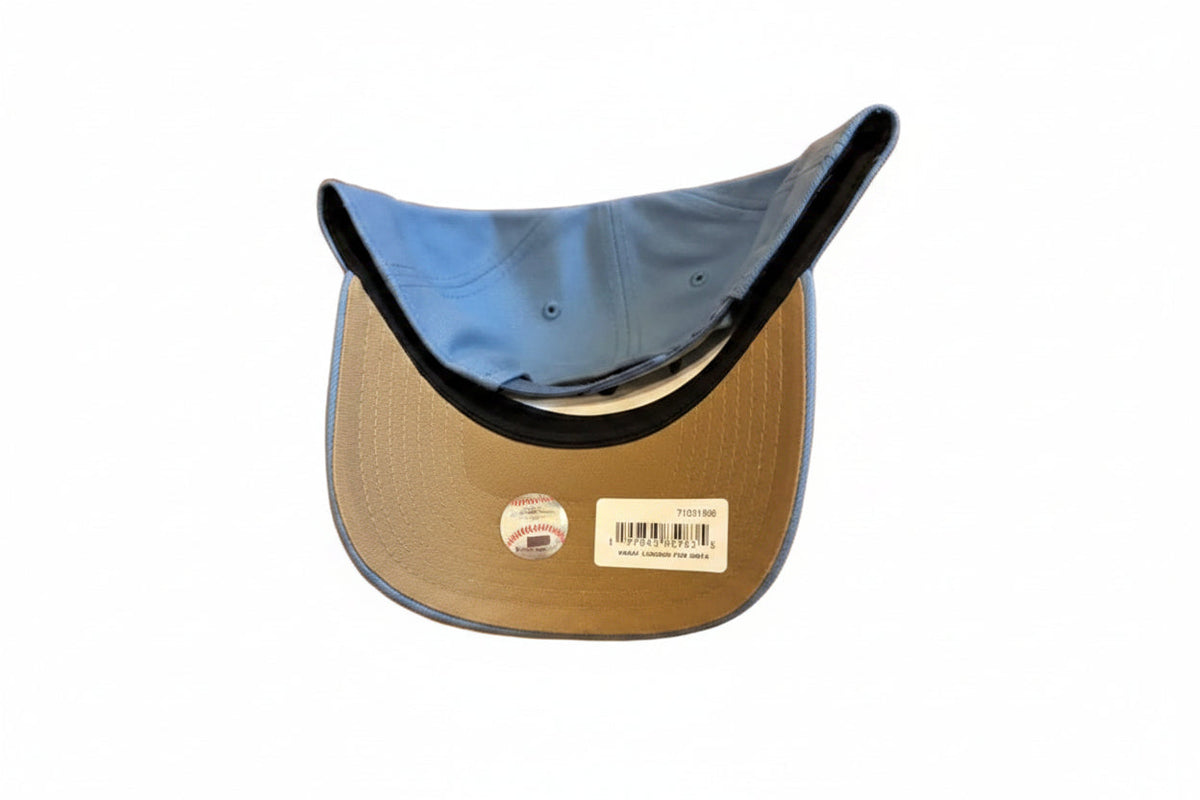 New Era Los Angeles Dodgers light blue a-frame 40th anniversary side patch camel UV product image 3, provided for visual