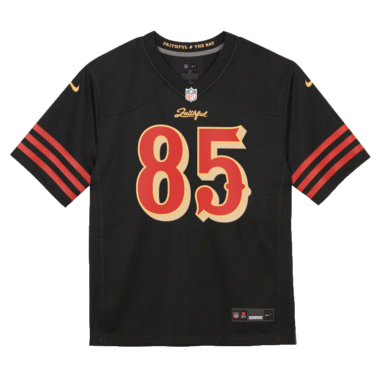 Toddler Nike George Kittle San Francisco 49ers Rivalry Jersey product image 1, provided for visual reference and product
