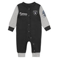 Las Vegas Raiders Baby ENDZONE SNUGGLER LS COVERALL product image 1, provided for visual reference and product detail review