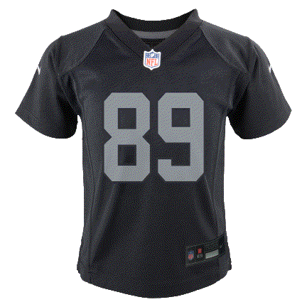 Nike Preschool Las Vegas Raiders Brock Bowers Game Jersey - Black product image 1, provided for visual reference and product