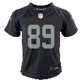 Nike Preschool Las Vegas Raiders Brock Bowers Game Jersey - Black product image 1, provided for visual reference and product
