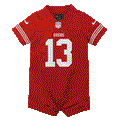 Brock Purdy San Francisco 49ers Nike Infant Romper Game Jersey product image 1, provided for visual reference and product