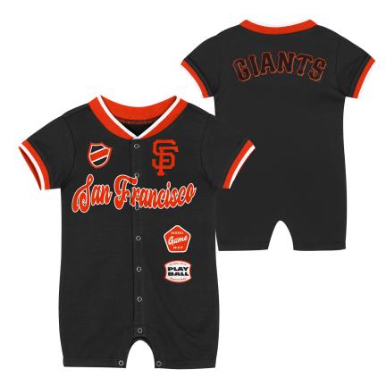 Infants San Francisco Giants PINCH SS COVERALL ONE PIECE product image 1, provided for visual reference and product detail