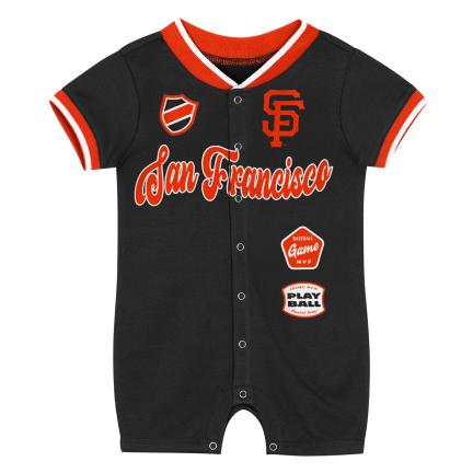 Infants San Francisco Giants PINCH SS COVERALL ONE PIECE product image 2, provided for visual reference and product detail