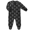 Las Vegas Raiders Baby Replen Raglan Zip Up Coverall product image 1, provided for visual reference and product detail review