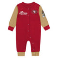 Infants San Francisco 49ers ENDZONE SNUGGLER LS COVERALL product image 1, provided for visual reference and product detail