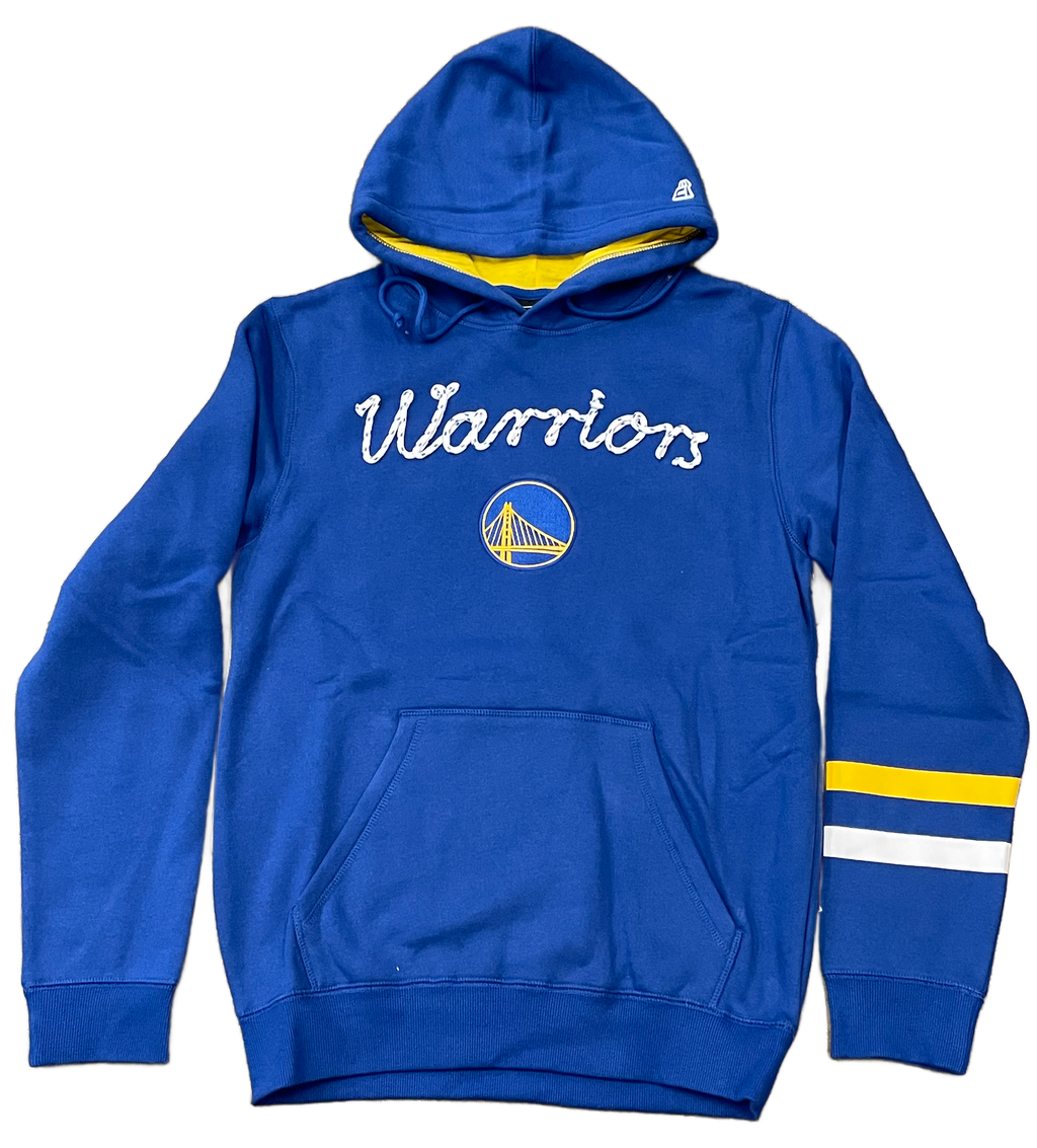 New Era Men Golden State Warriors Hoodie-Blue product image 1, provided for visual reference and product detail review