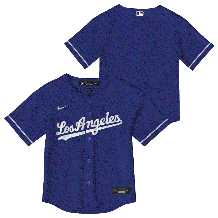 Nike Infants Alternative Los Angeles Dodgers Baseline Jersey product image 3, provided for visual reference and product