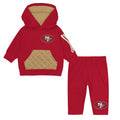 San Francisco 49ers Toddler Drive Stopper 2pc Fleece Set product image 1, provided for visual reference and product detail