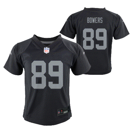 Nike Preschool Las Vegas Raiders Brock Bowers Game Jersey - Black product image 3, provided for visual reference and product