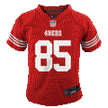 Infant Nike George Kittle Scarlet San Francisco 49ers Game Jersey product image 1, provided for visual reference and product
