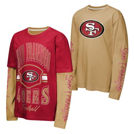 San Francisco 49ers Preschool Motion 3 in 1 Combo T-Shirt product image 1, provided for visual reference and product detail