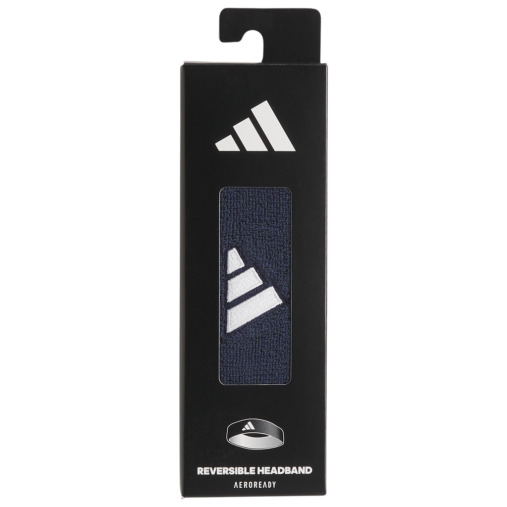 Adidas Interval Reversible 2.0 Headband - Navy/White product image 3, provided for visual reference and product detail review