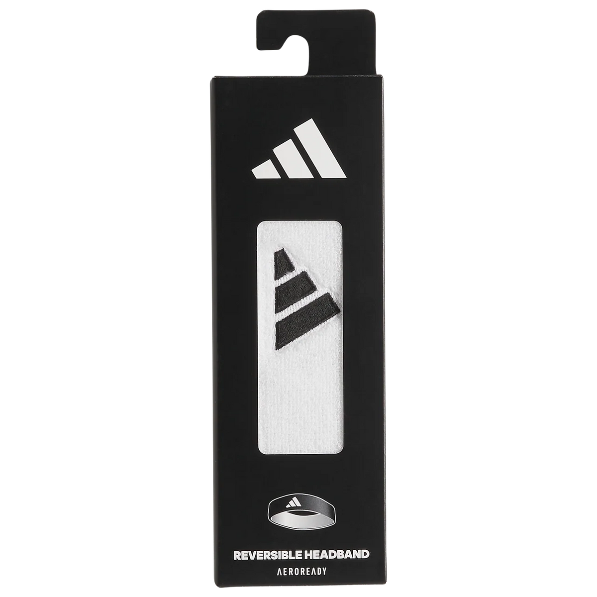 Adidas Interval Reversible 2.0 Headband - Black/White product image 3, provided for visual reference and product detail