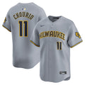 Jackson Chourio Milwaukee Brewers Road Limited Jersey - Gray product image 1