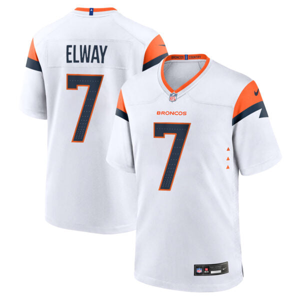 John Elway Denver Broncos Away Jersey - White product image 1