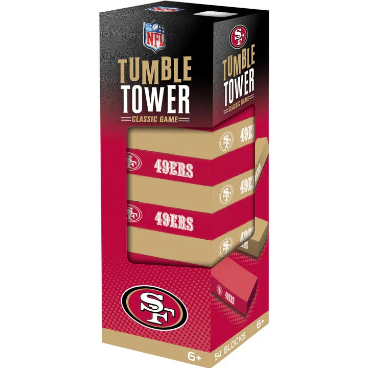 San Francisco 49ers Tumble Tower product image 1, provided for visual reference and product detail review