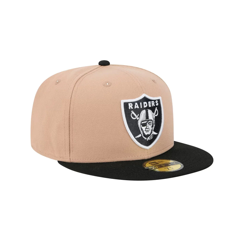 New Era Youth Las Vegas Raiders Main 59FIFTY Fitted Hat product image 1, provided for visual reference and product detail