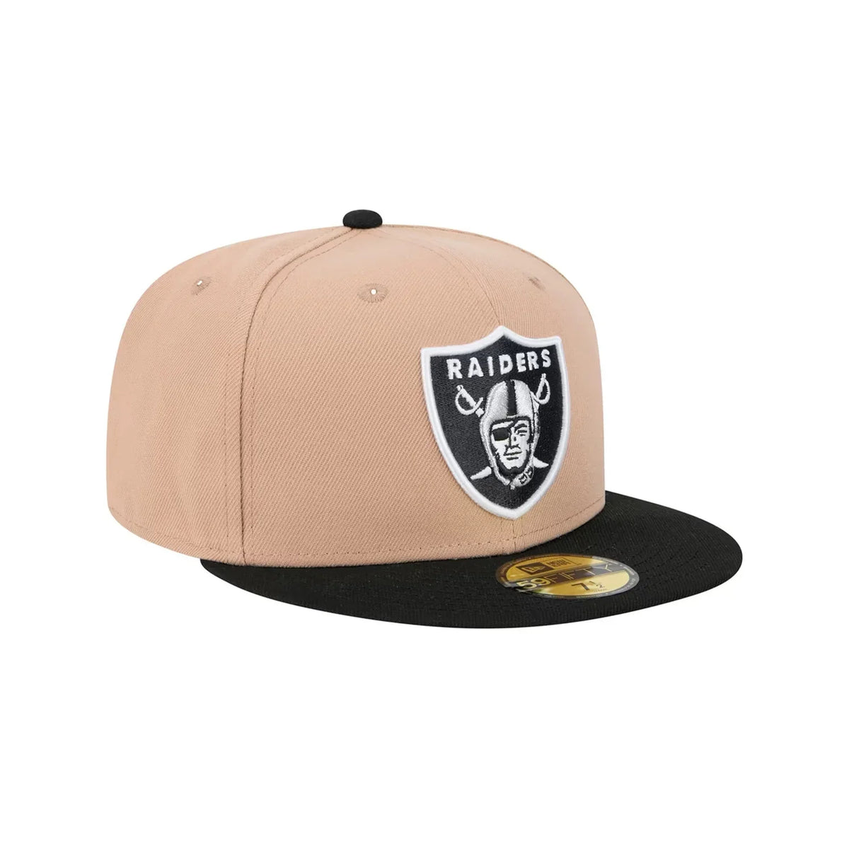 New Era Youth Las Vegas Raiders Main 59FIFTY Fitted Hat product image 1, provided for visual reference and product detail