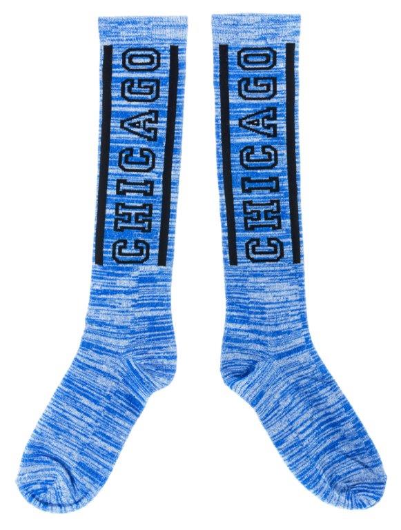 Chicago Heather Blue Socks product image 1, provided for visual reference and product detail review